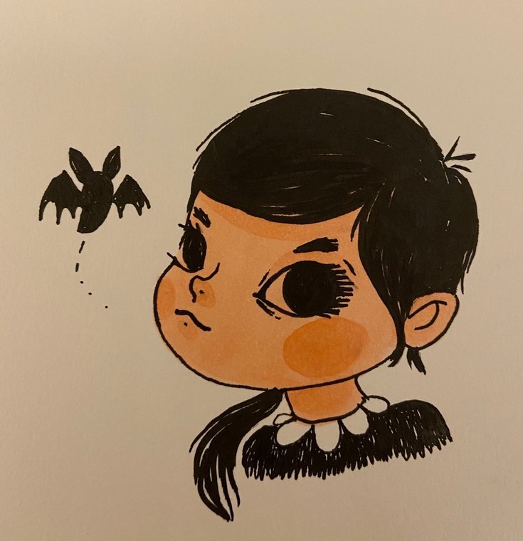 Copic marker illustration by Helena Garcia