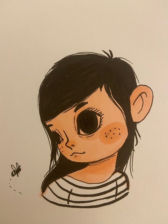Copic marker illustration by Helena Garcia