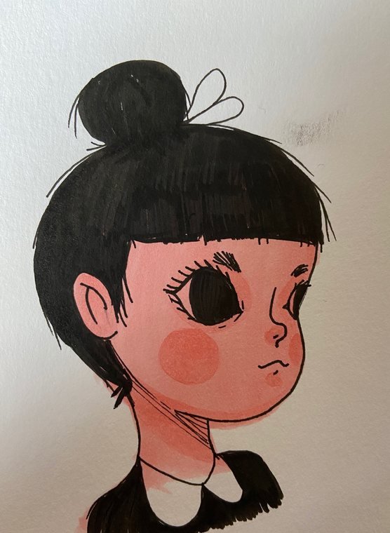 Copic marker illustration by Helena Garcia